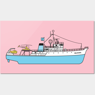 The Belafonte - Wes Anderson Illustration Posters and Art